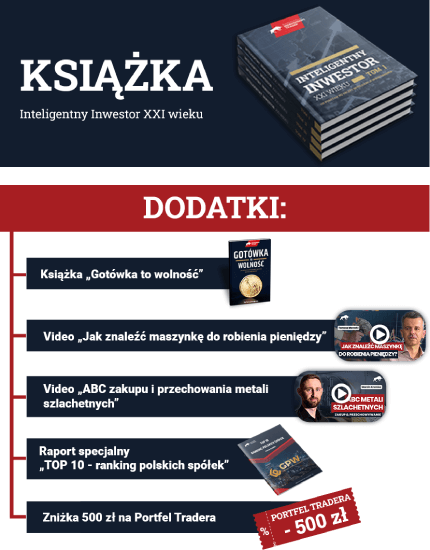 Pakiet 4 tomów Inteligentny Inwestor XXI wieku + gratis książka „Gotówka to wolność” + 2 nagrania video + raport o spółkach z GPW